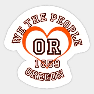 Show your Oregon pride: Oregon gifts and merchandise Sticker